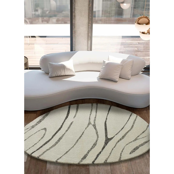 NIAMEY Alfombra abstracta blanco, varias medidas disponibles.