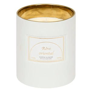 Bougie parfumée Lucia 1800g pot céramique santal