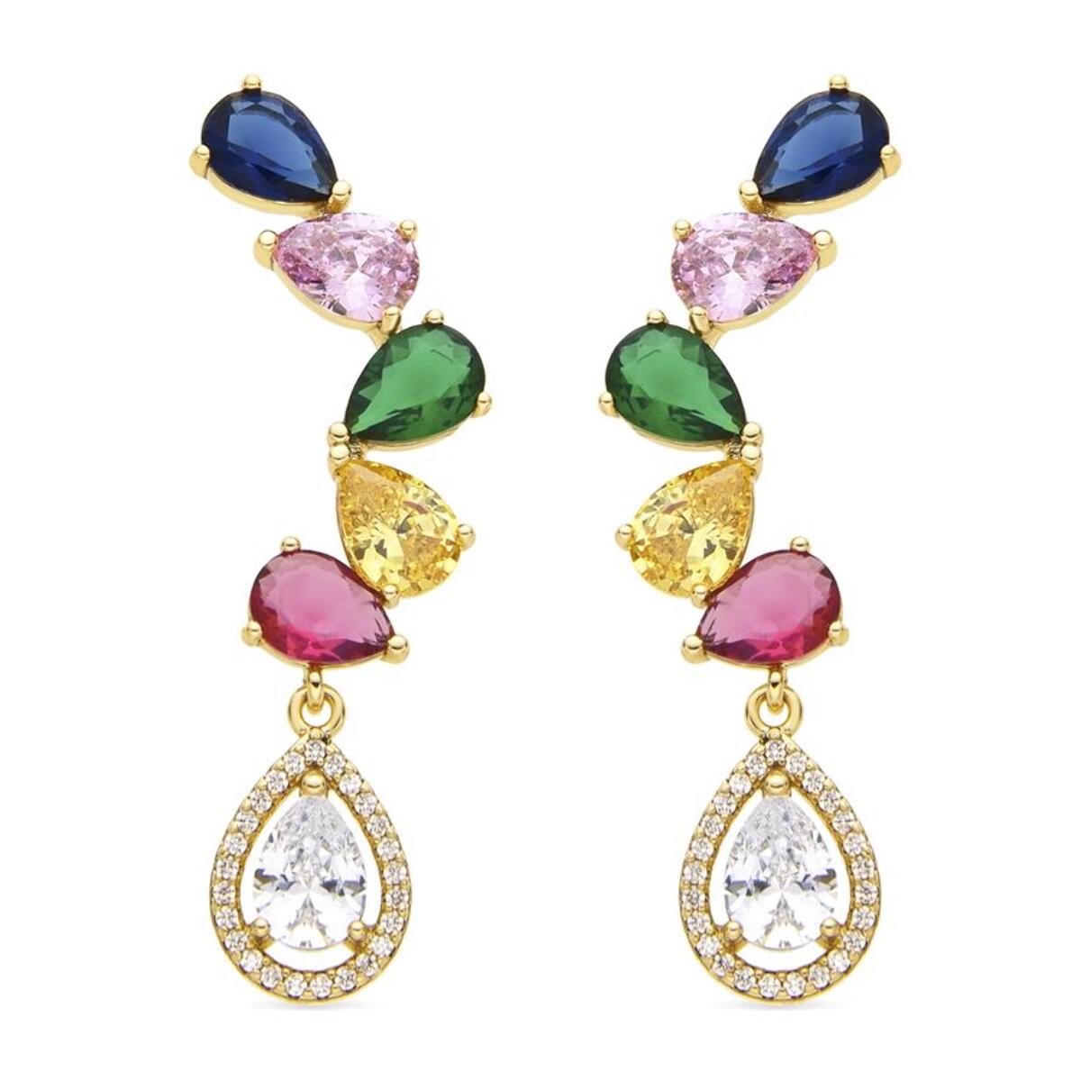 Pendientes Lux by Lux acabados oro 18k