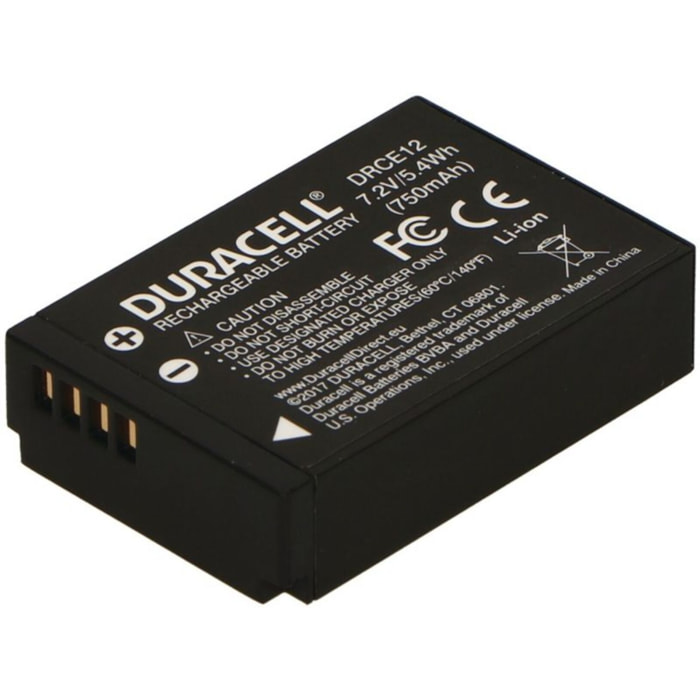 Batterie DURACELL LP-E12 pour appareil photo Canon