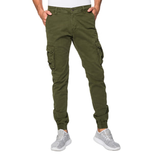 Pantalone Hot Buttered Cargo Binalongbay Verde Militare