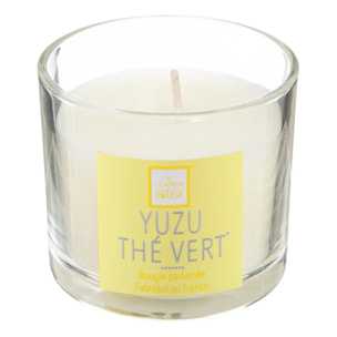 Bougie parfumée "Elea" - yuzu et thé vert - 100g