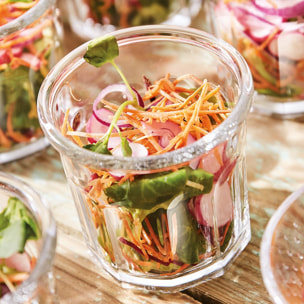 6 verrines en verre 18 cl