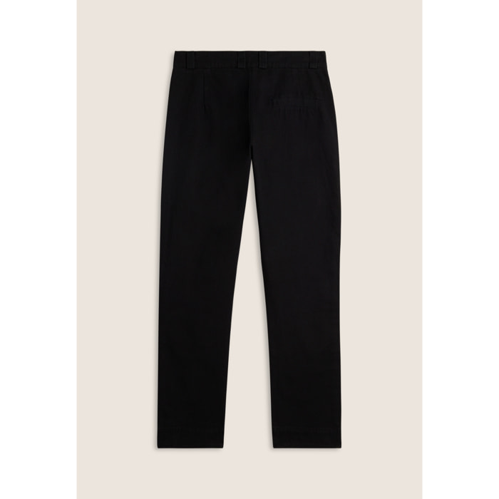 Pantaloni cropped slim fit in cotone