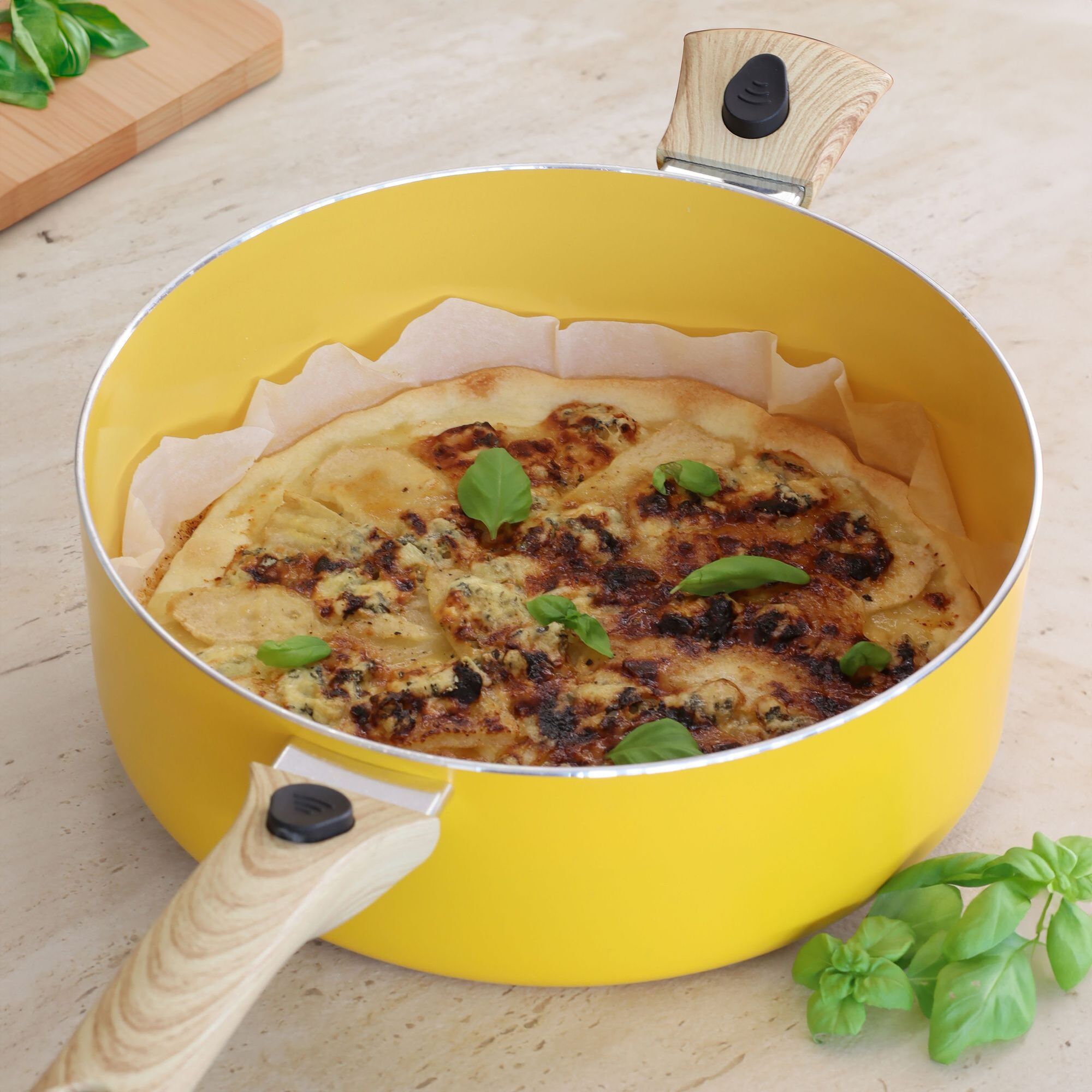 Poêle multifonction en revêtement céramique - tous feux COLORAMA