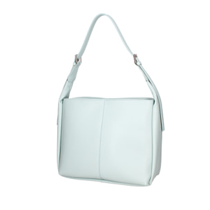 Borsa a spalla da donna - Modello False - Misto pelle e tessuto - 31.0 x 26.0 x 14.0 cm