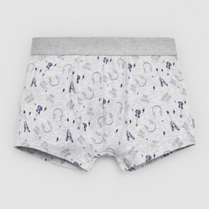 Confezione da 2 boxer da bambino con note musicali