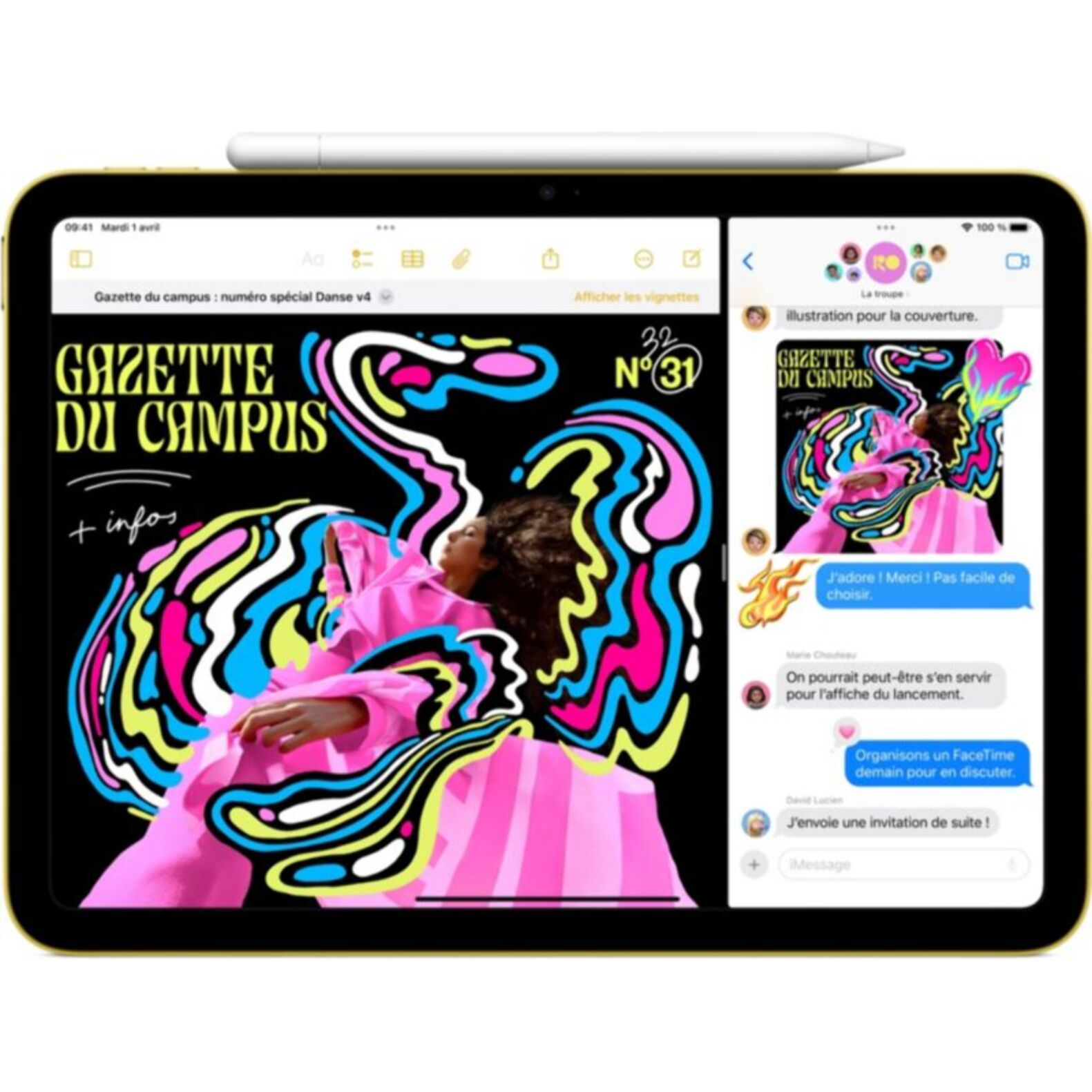 Tablette Apple IPAD 11 512Go Jaune