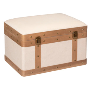 Set de 3 malles "Norah" beige L39/44/51cm