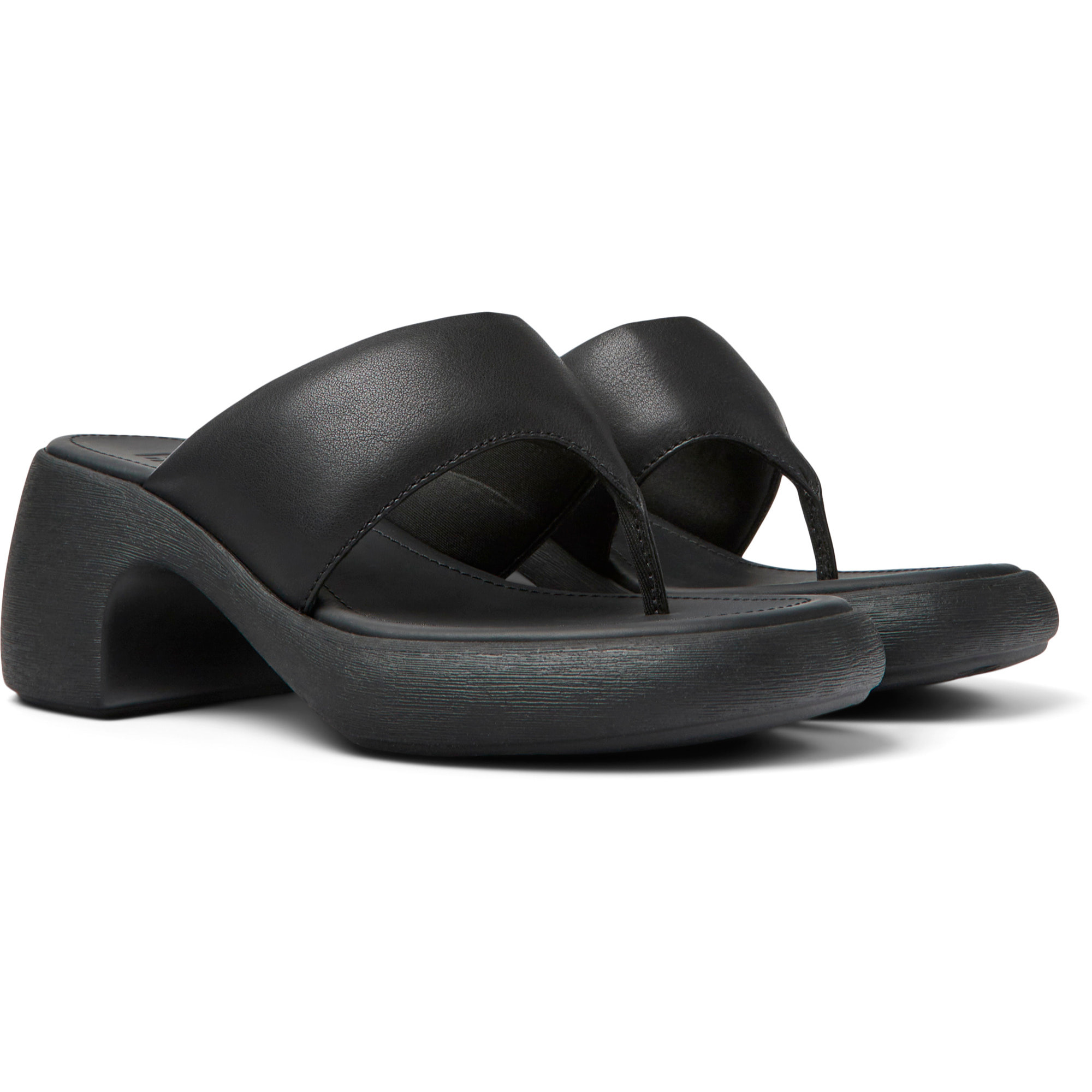 Sandalias - CAMPER Thelma - Negro - Cuero liso