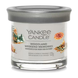 Candela piccola signature Woodland Weekend Memories Yankee Candle