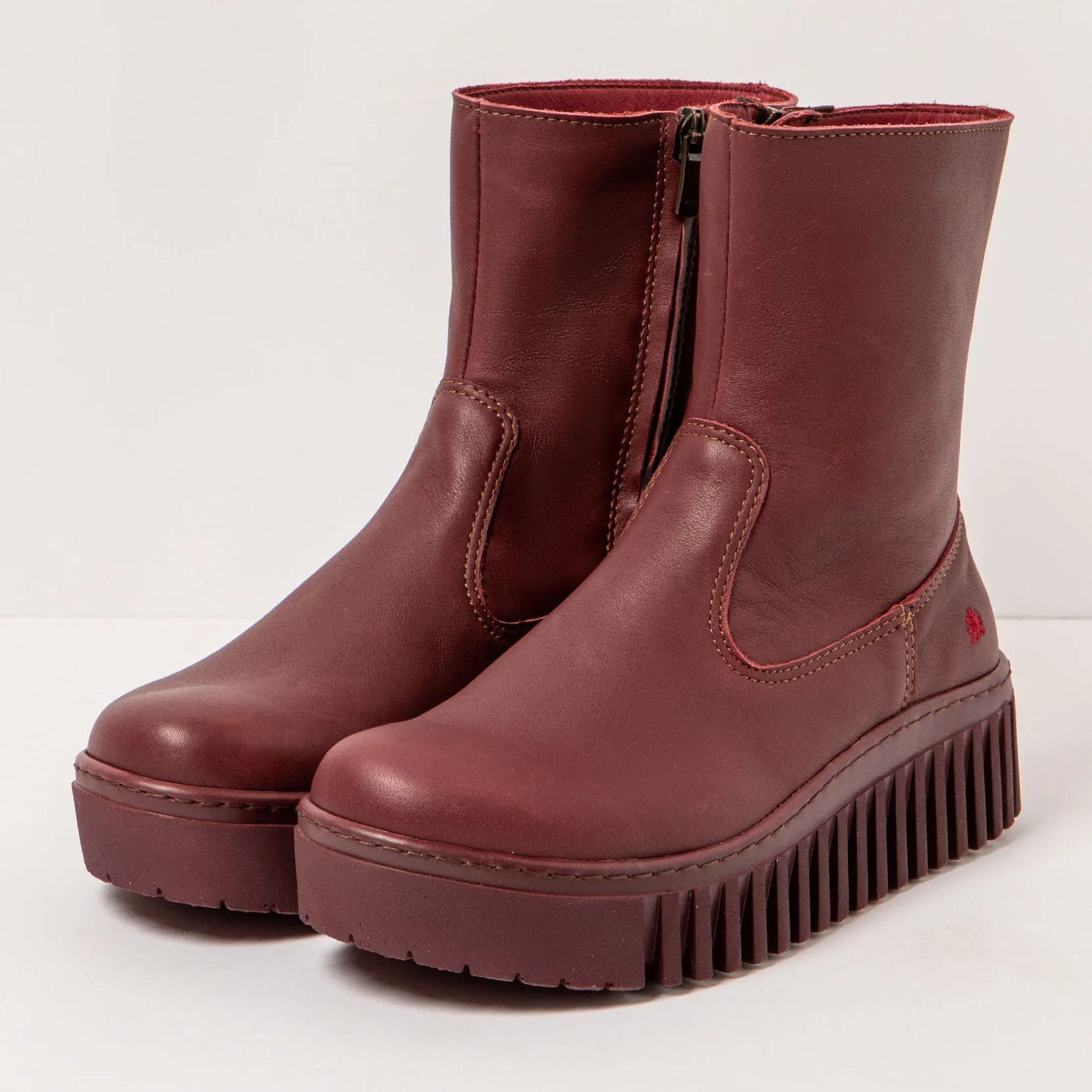 Botines 1531 NAPPA BURDEOS/BRIGHTON color Burdeos