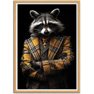 Affiche - Raccoon Wild Suits - Philippe Hugonnard
