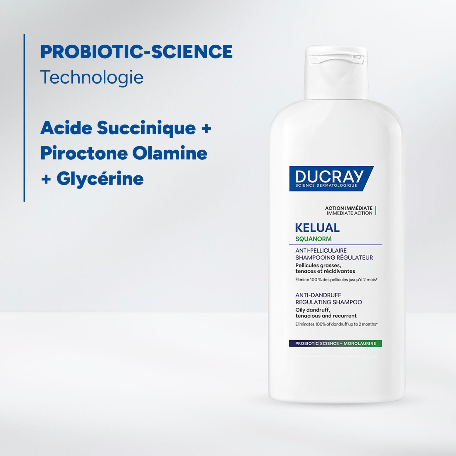 Ducray Shampooing Régulateur Anti-Pelliculaire Kelual Squanorm - Anti-Pelliculaire Shampooing Régulateur