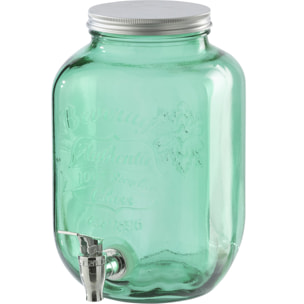 J-Line Distributeur de Boissons - verre - vert émeraude