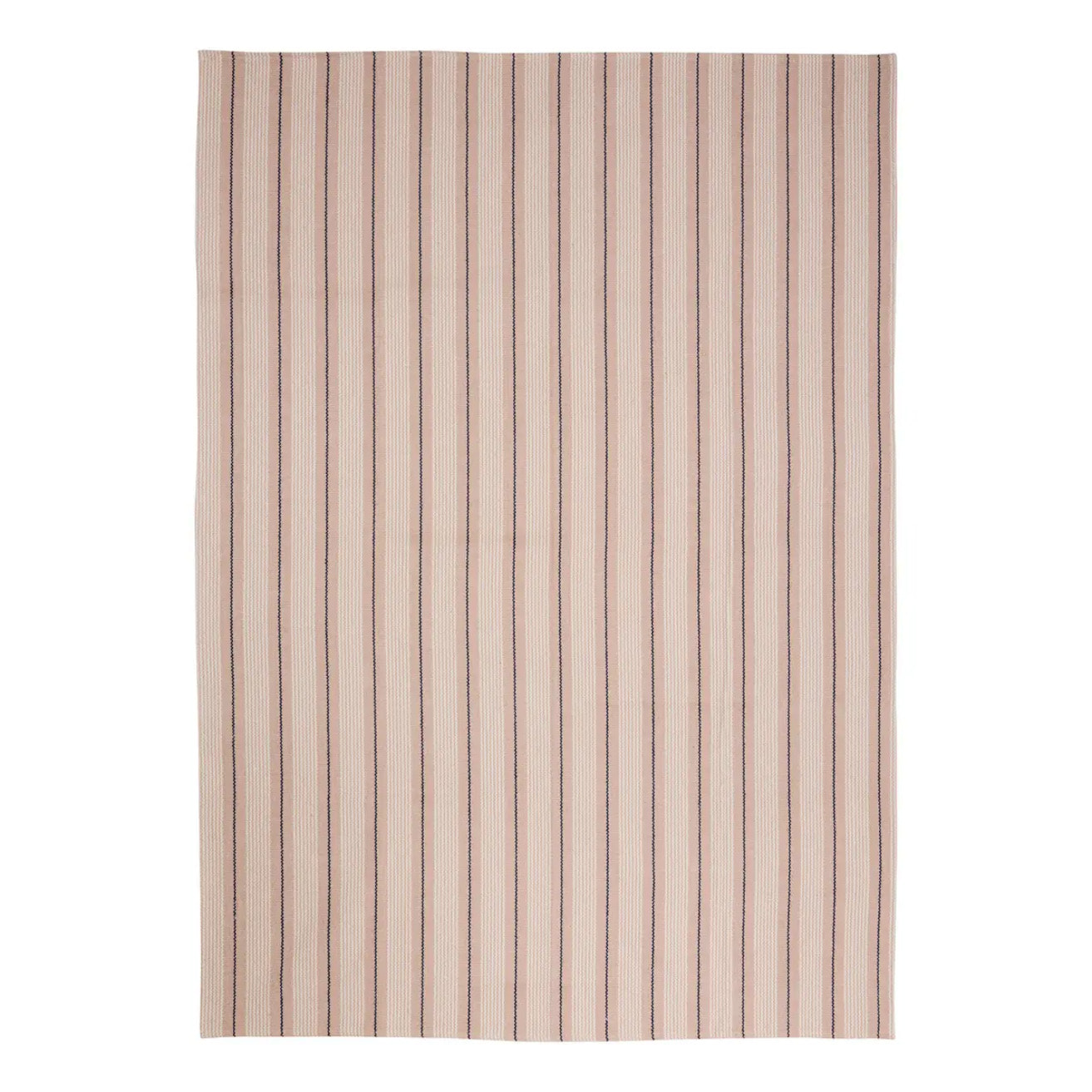 Tapis Groove 170x120cm rayé bleu navy