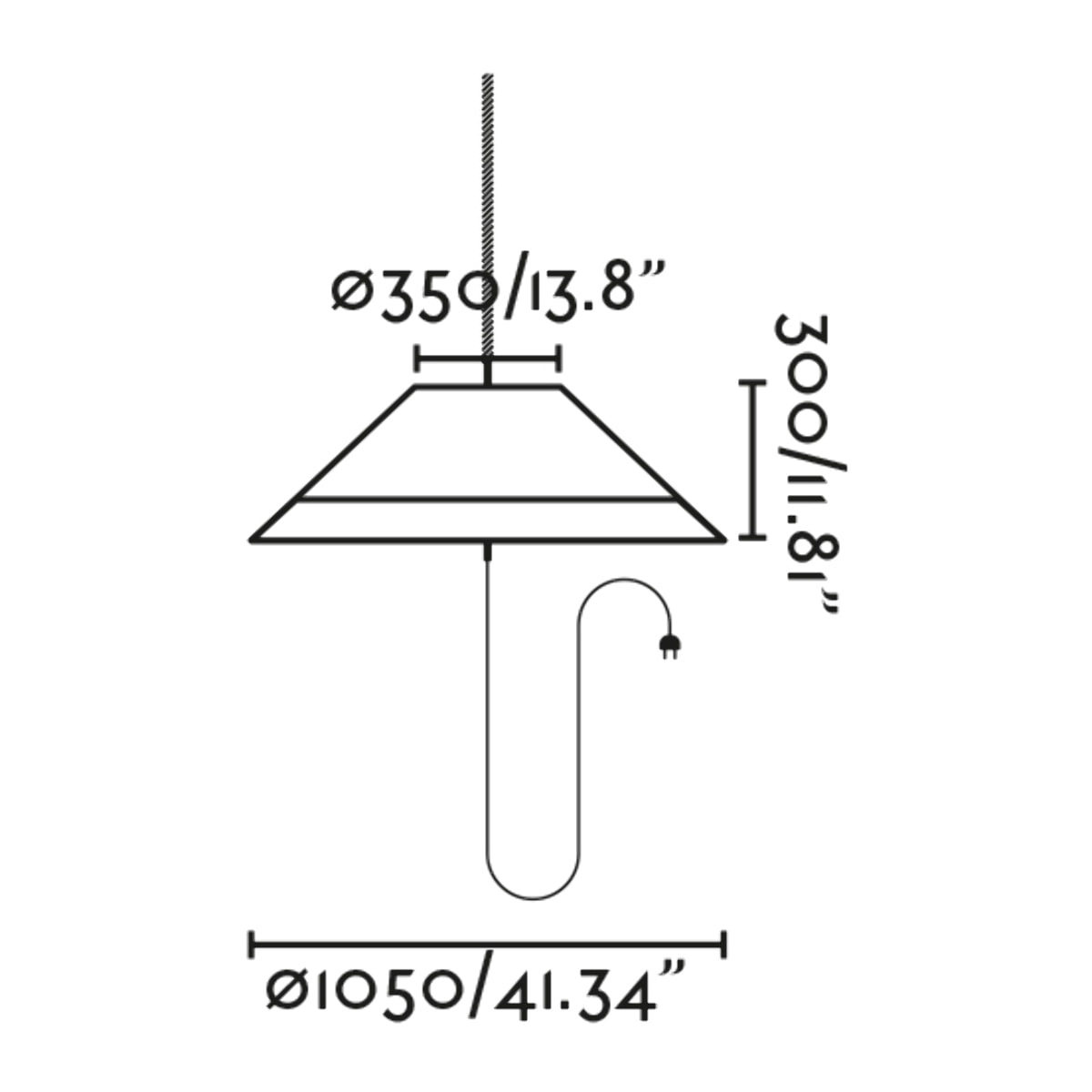 SAIGON OUT C100 Lampada portatile e sospensione grigia/beige hole cap