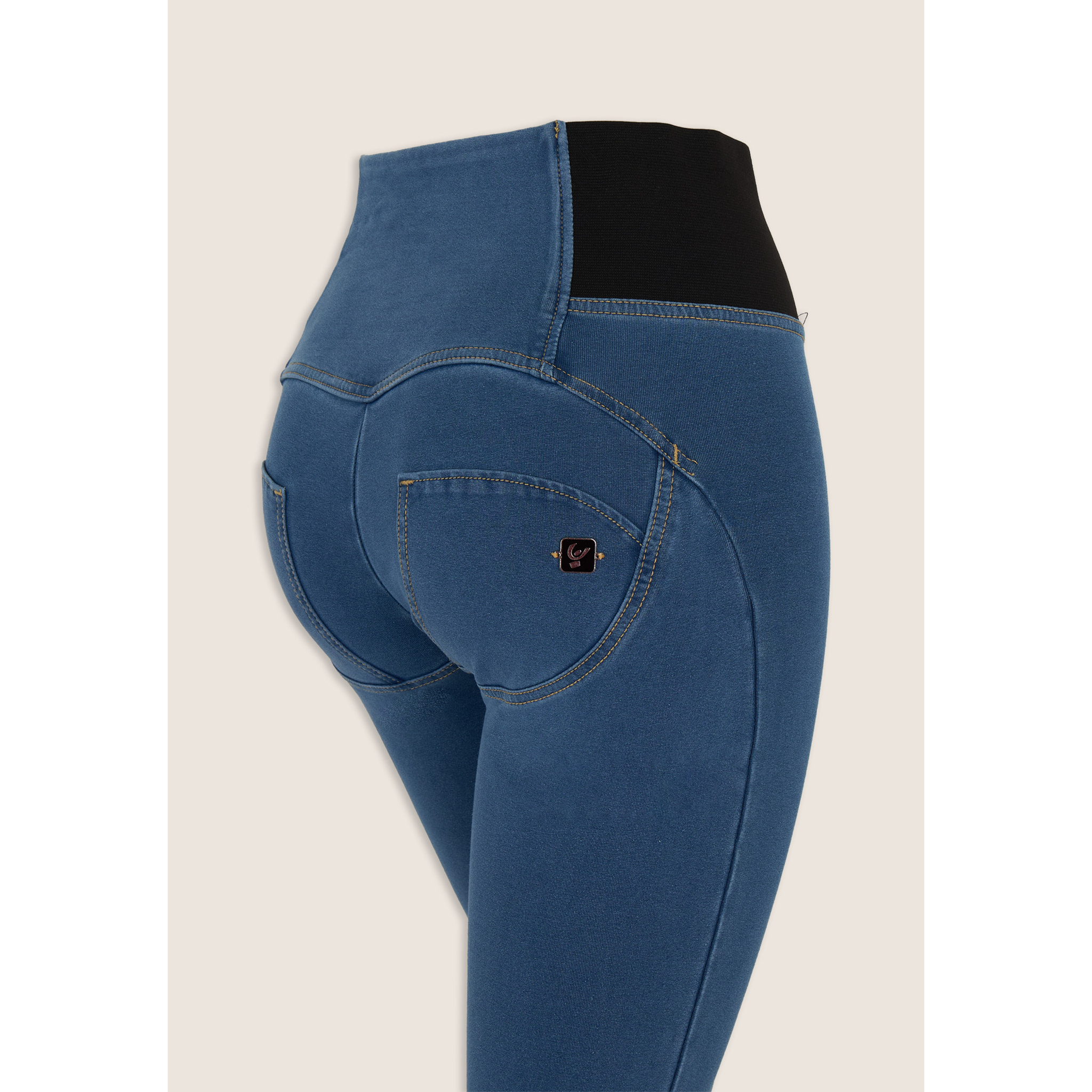 Jeggings push up WR.UP® vita alta con fasce elastiche