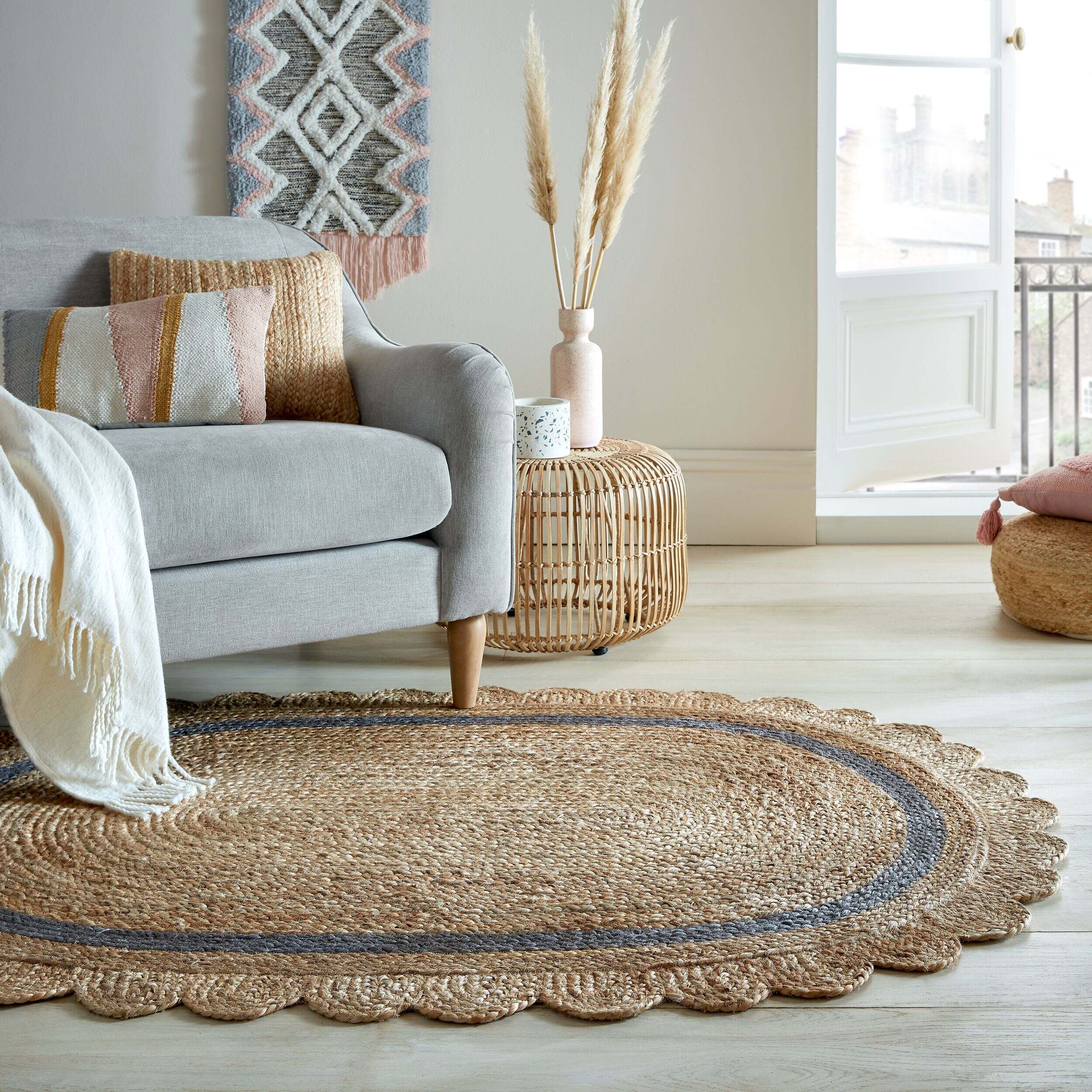 Tapis en jute ovale GRACE