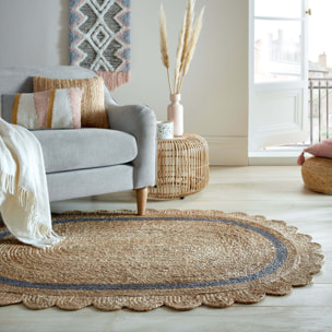 Tapis en jute ovale GRACE