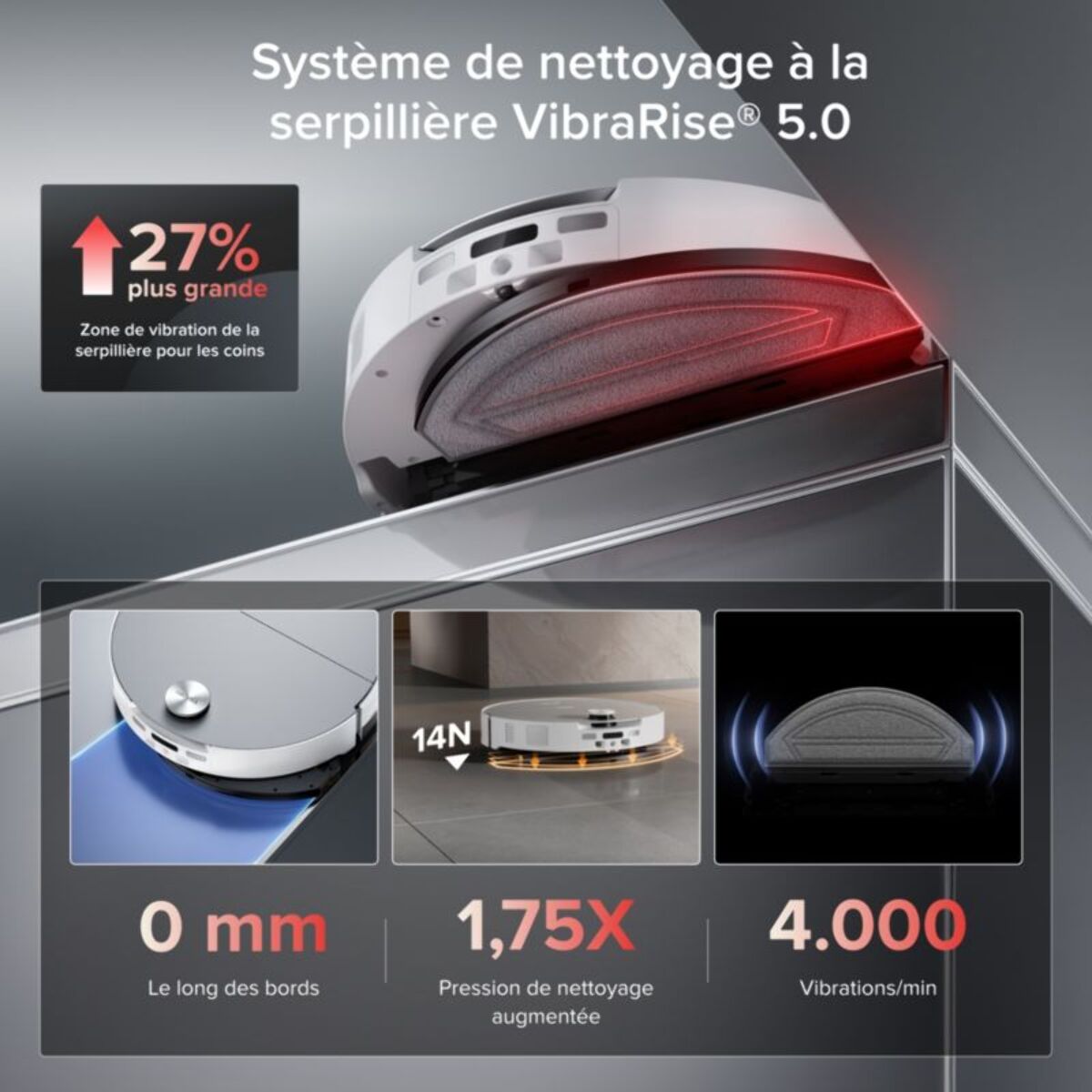 Robot Aspirateur Laveur ROBOROCK Saros 20 Sonic Complete