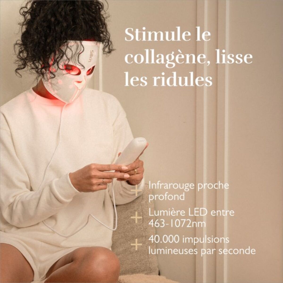 Masque LED SILK'N anti-age FLME1PE1001