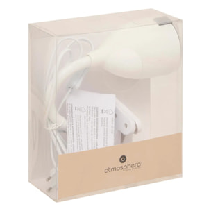 Lampe pince "Sily" blanc H43cm