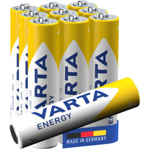 Varta - Pack de 2 - Blister de 10 Piles Alcalines ENERGY AAA