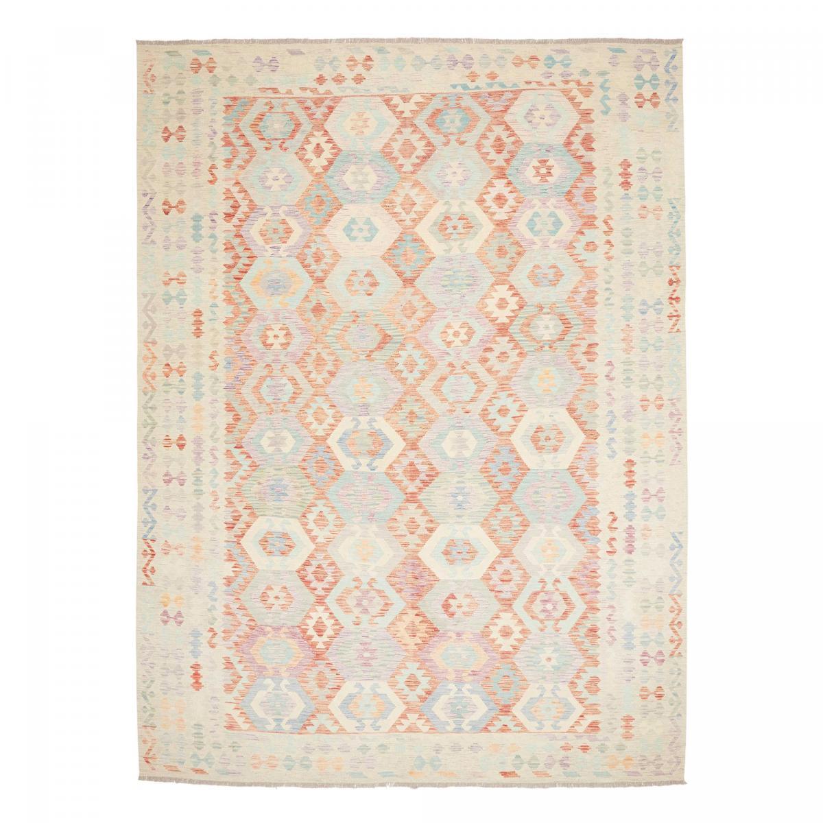 Tapis kilim géométrique, tissé plat en laine, VADOSET