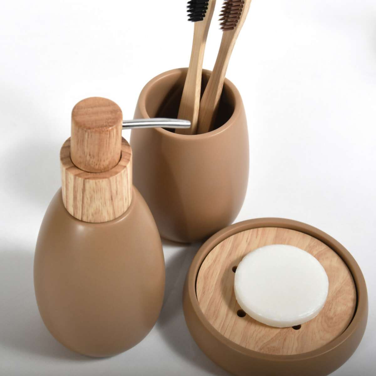 Gobelet polyrésine SVEN cappuccino Spirella