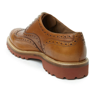 Oxford British Passport Marrone