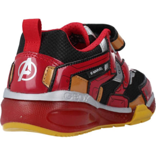 Zapatillas Niño de la marca GEOX  modelo J BAYONYC BOY C ROJO