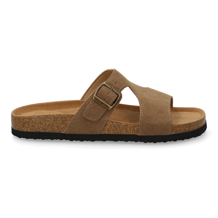 Sandalia hombre cómoda con hebilla