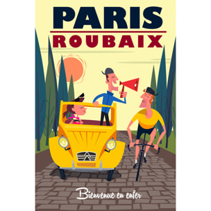 Tableau course paris - roubaix Tableau plexiglas