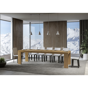 Table extensible 90x160/264 cm Roxell Premium Chêne Nature