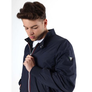 Chaqueta impermeable con capucha y cremallera Leone 1947