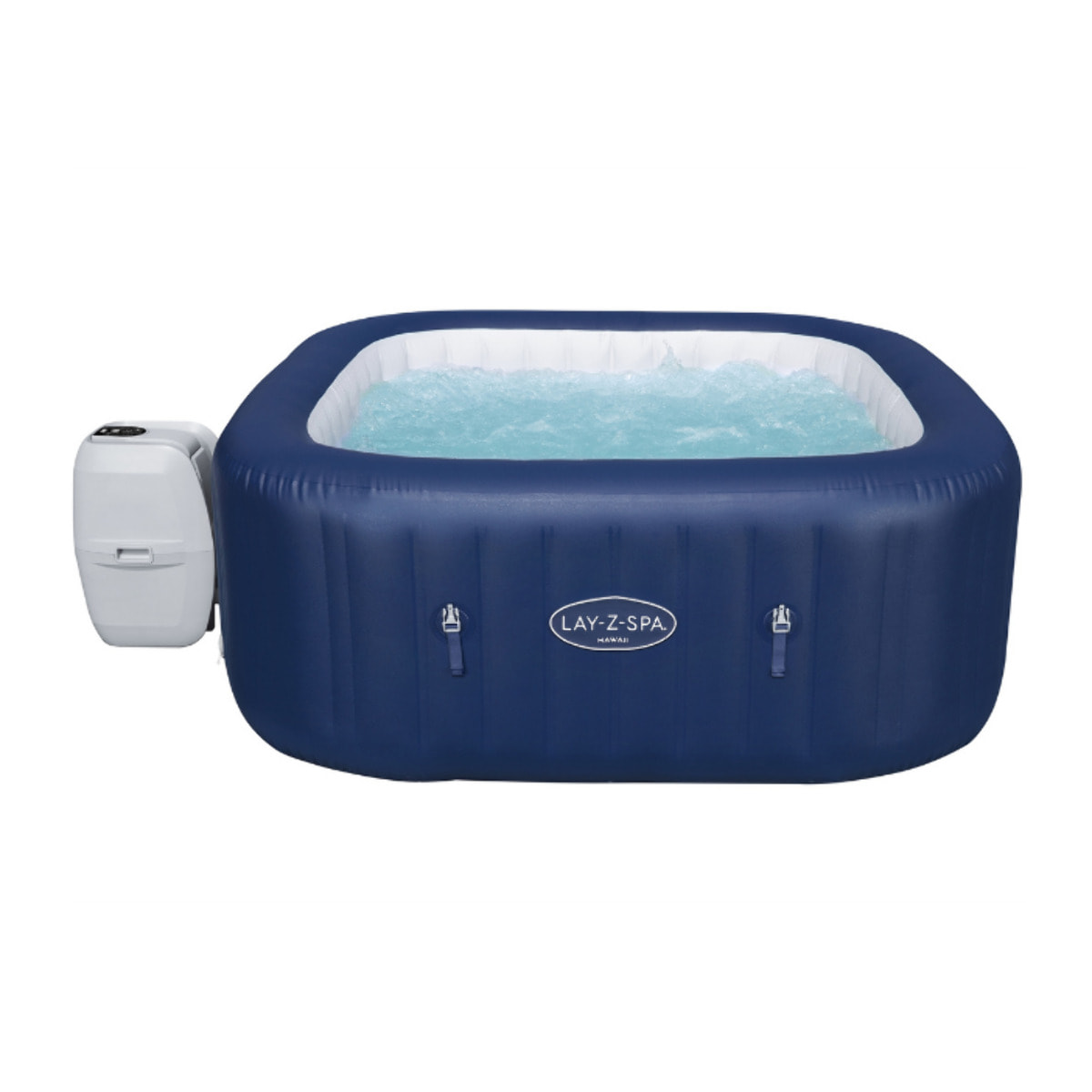 Bestway Spa gonflable carré Lay-Z-Spa Hawaii AirJet 4-6 personnes