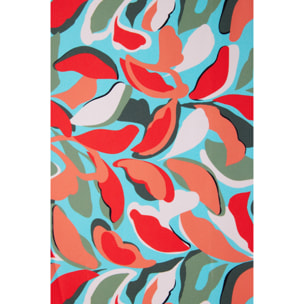 Costume modellante in micropiqué stampa tropicale coppa C