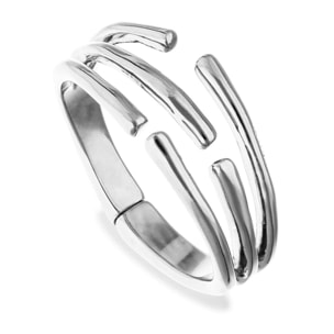 Pulsera RAÍCES PLATEADO L