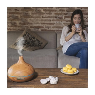 Cecotec Humidificateur Ultrasonique Pure Aroma 300 Yang. 300 ml, Diffuseur d’arô