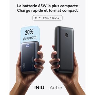 Batterie externe INIU 20000 mAh 65W Leopard Power