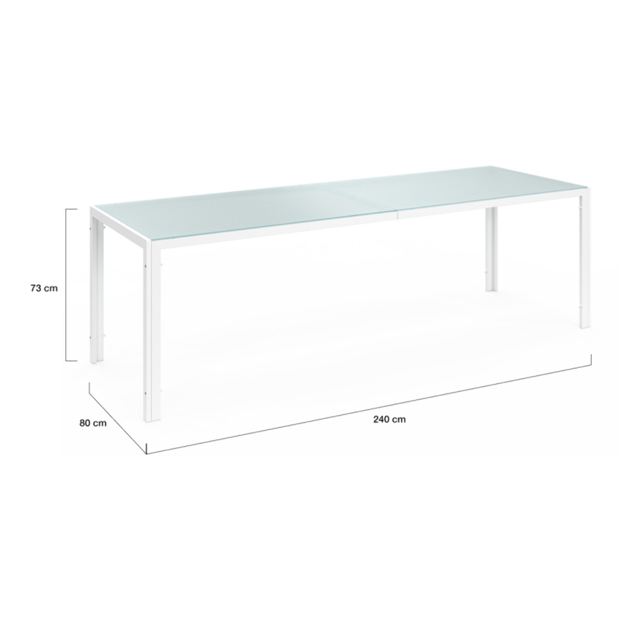 Ensemble repas Formentera 10 places beige