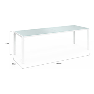 Ensemble repas Formentera 10 places beige