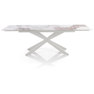Oresteluchetta Tavolo allungabile WARD TOTAL WHITE
