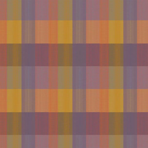 Nappe pur coton enduit motif jacquard violet Mille ecossais velvet