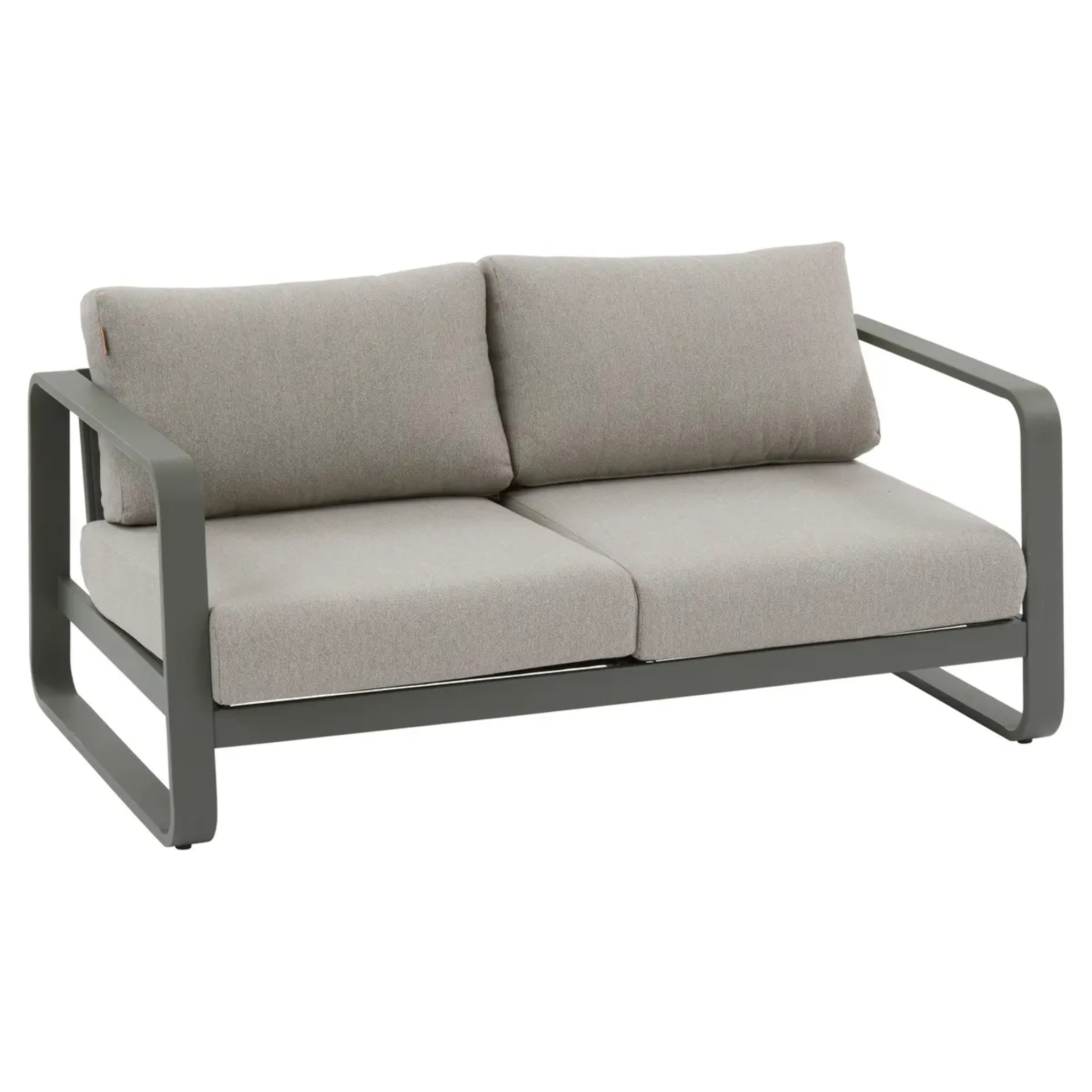 Canapé de jardin Domilly 2 places vert laurier