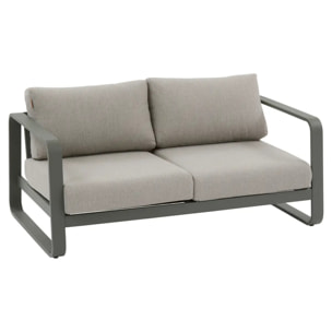 Canapé de jardin Domilly 2 places vert laurier