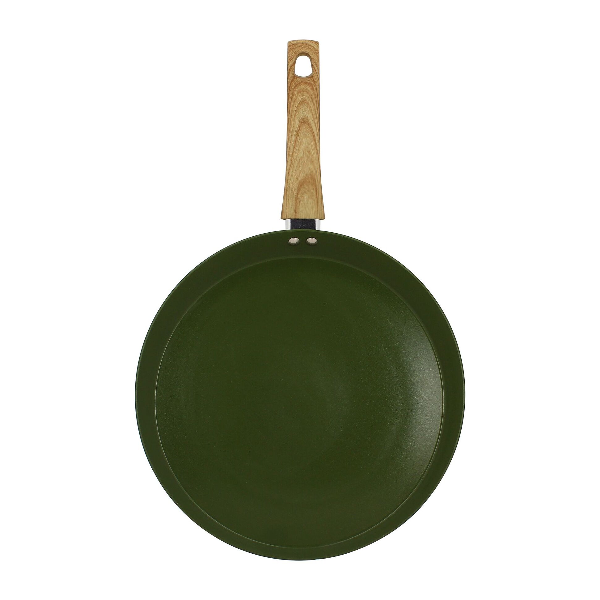 Galetière en revêtement céramique 32cm vert - tous feux OLIVE
