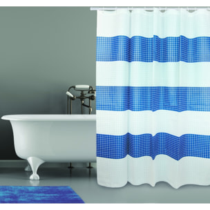 CORTINA DE BAÑO MSV PREM. QUADRO AZ