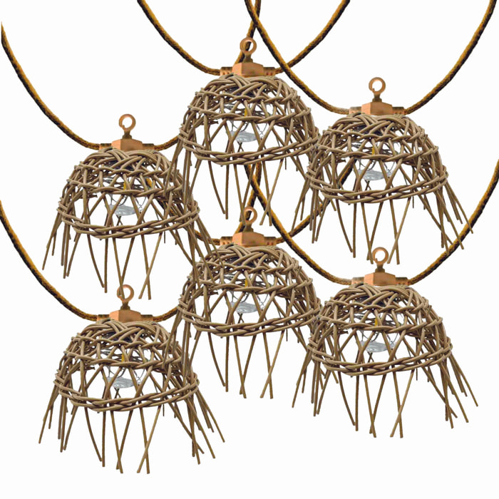 Guirlande solaire MINI HAWAI 20 LED 13M